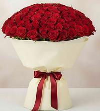 Букет 101 Красная роза Милано в Зеленоградский Пушкинского района