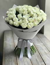 Букет 35 Белых роз в Зеленоградский Пушкинского района