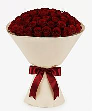 Букет 101 Бордовая роза Блэк Бакарра в Зеленоградский Пушкинского района