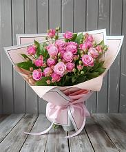 Букет Розовый кустик в Зеленоградский Пушкинского района