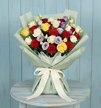 Букет цветов из:  Розы в Зеленоградский Пушкинского района