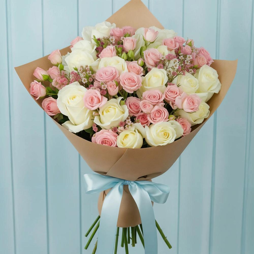 Букет цветов из: Розы в Зеленоградский Пушкинского района