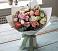 Букет цветов из: Розы, Лизиантусы и Гвоздики в Зеленоградский Пушкинского района