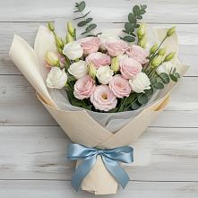 Букет цветов из:  Лизиантусы #REPLACE_PRED# Зеленоградский Пушкинского района