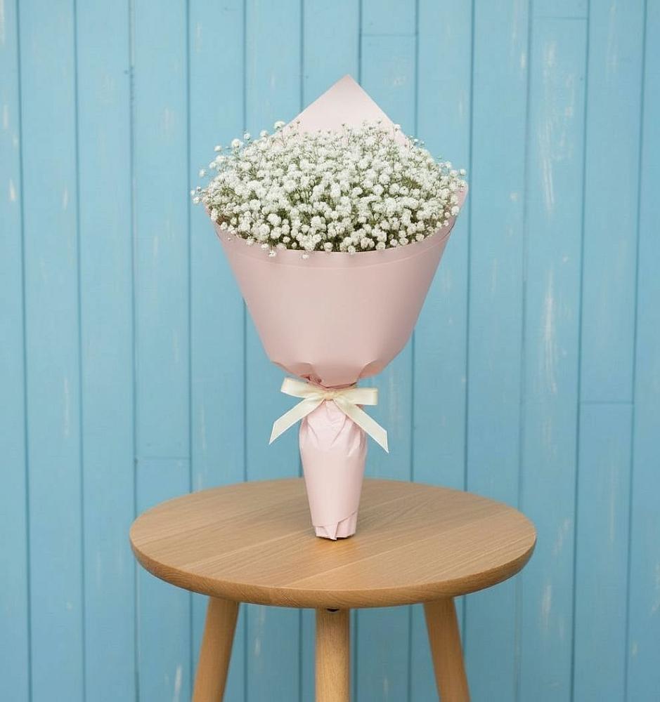 Букет цветов из: Гипсофила в Зеленоградский Пушкинского района