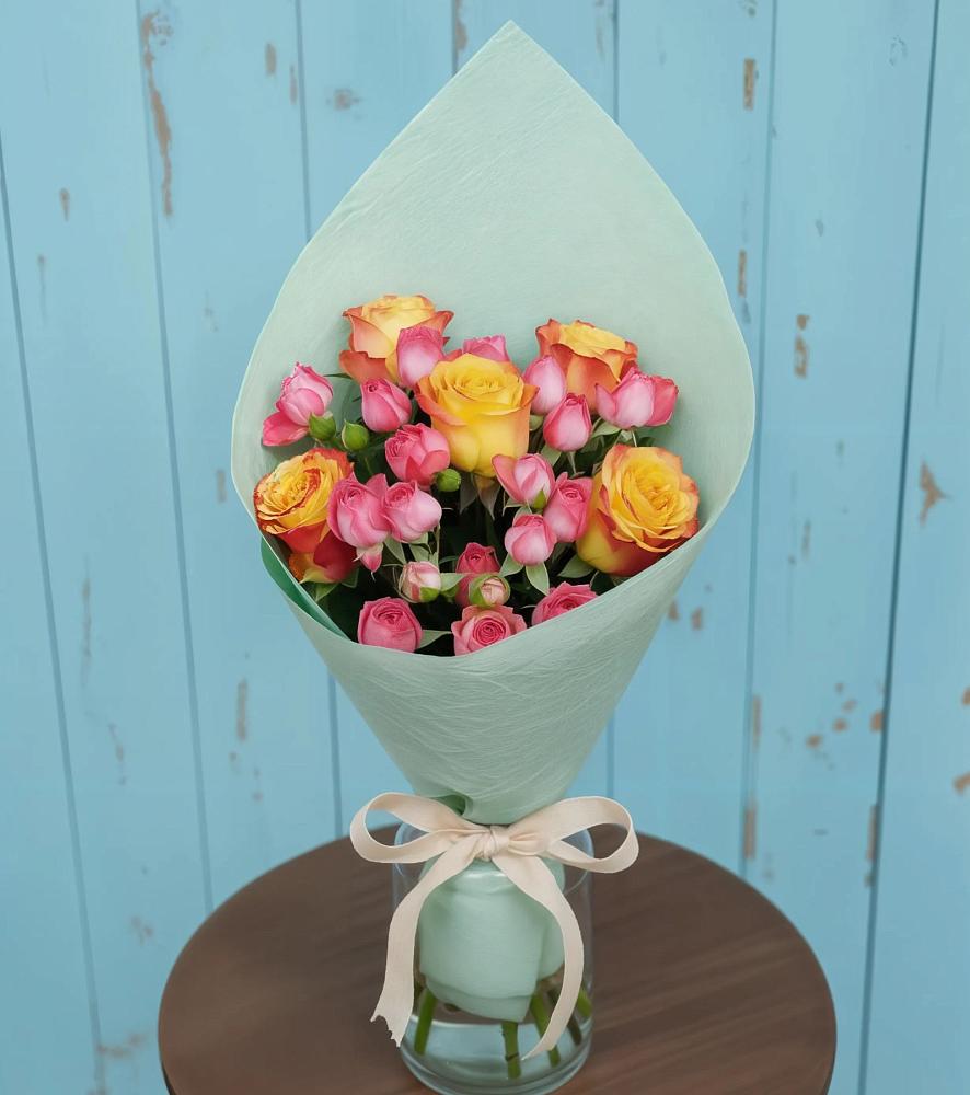 Букет цветов из: Розы в Зеленоградский Пушкинского района