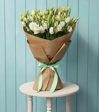 Букет цветов из:  Лизиантусы в Зеленоградский Пушкинского района