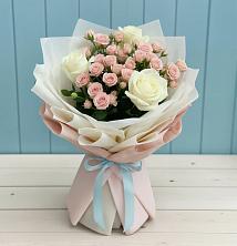 Букет цветов из:  Розы в Зеленоградский Пушкинского района