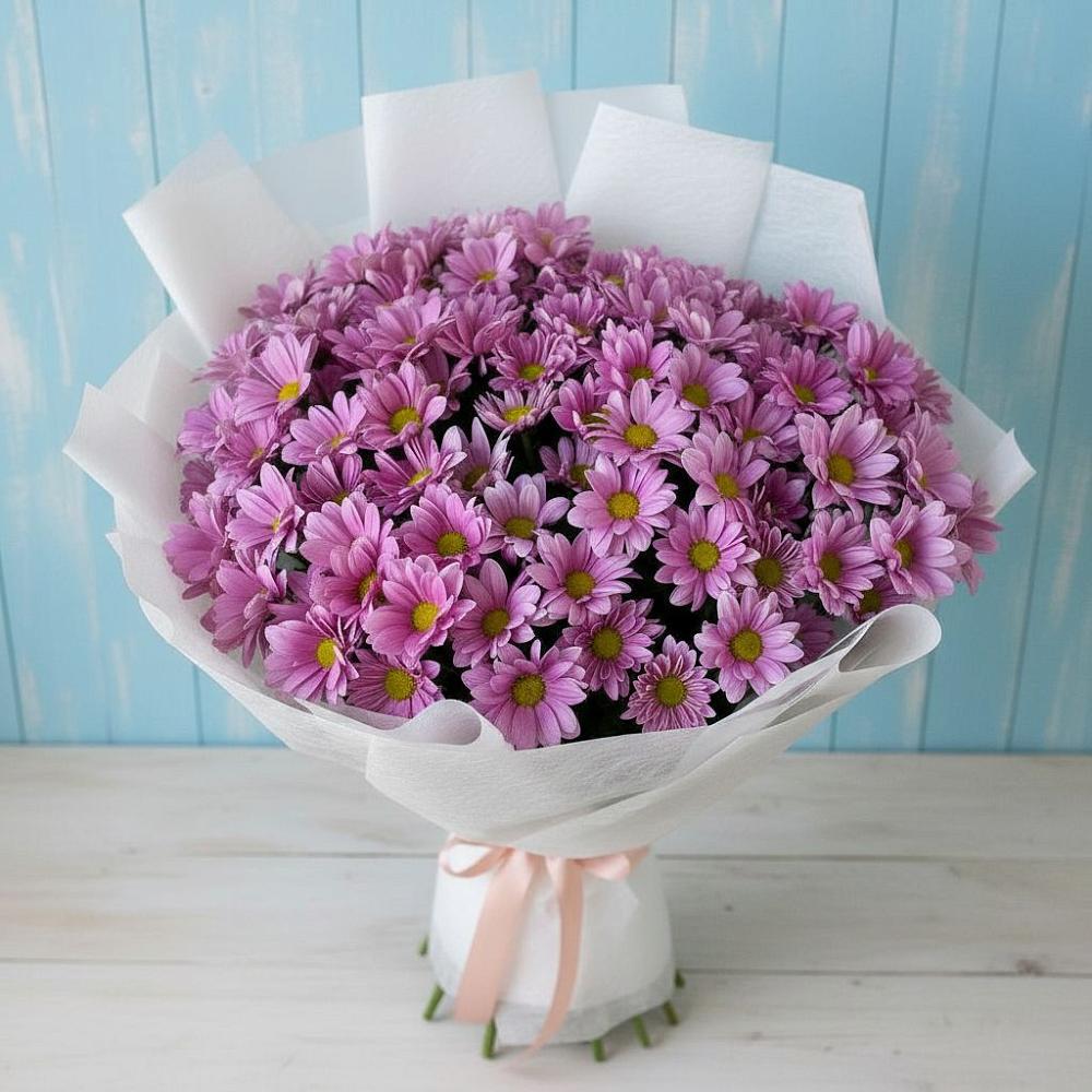 Букет цветов из: Хризантемы в Зеленоградский Пушкинского района