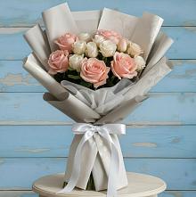 Букет цветов из:  Розы #REPLACE_PRED# Зеленоградский Пушкинского района