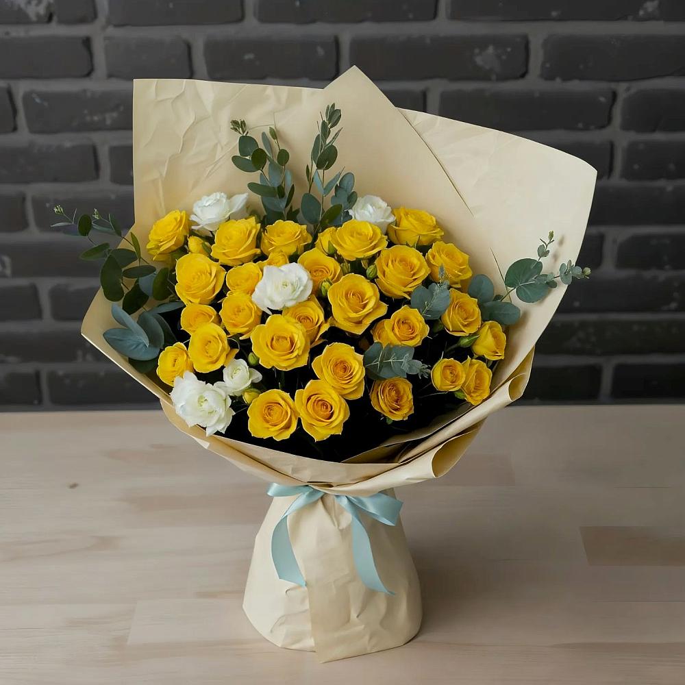 Букет цветов из: Розы в Зеленоградский Пушкинского района