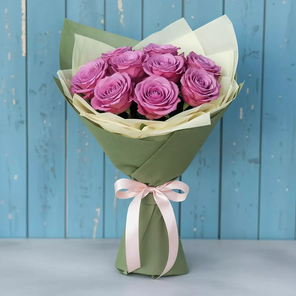 Букет Розы Фёрст Леди в Зеленоградский Пушкинского района