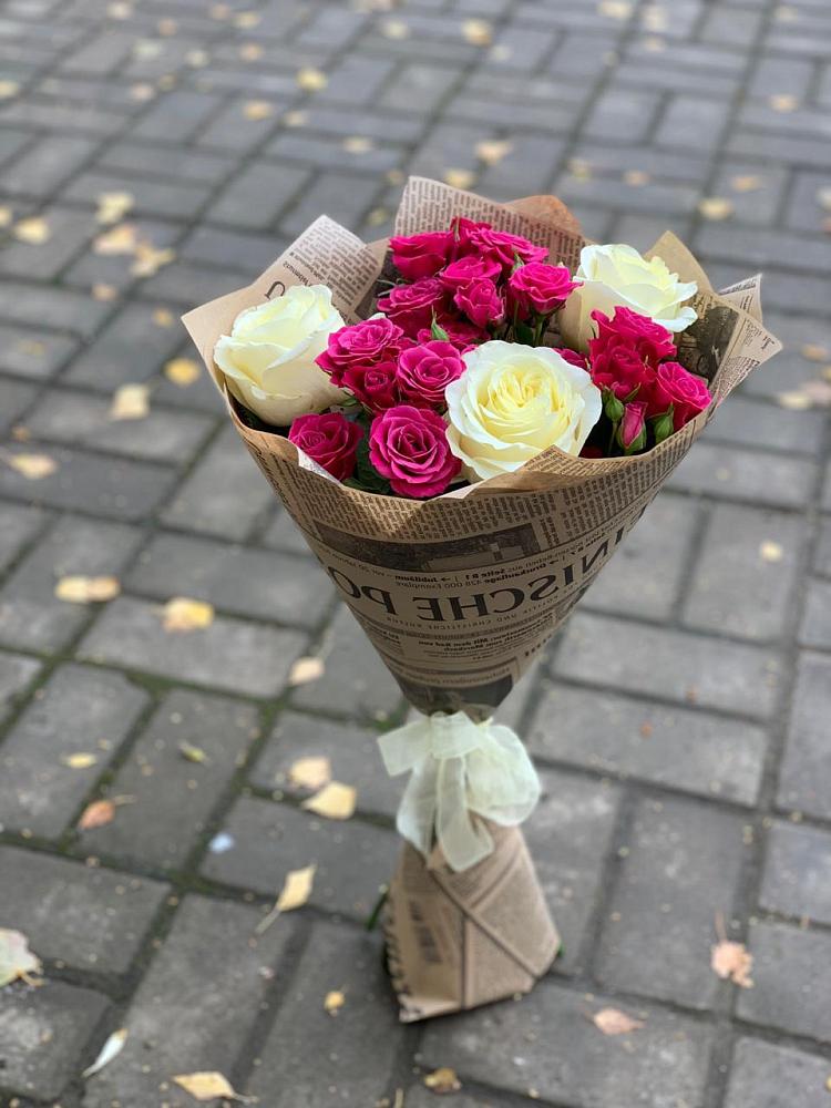 Букет цветов из: Розы в Зеленоградский Пушкинского района