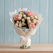 Букет цветов из:  Розы в Зеленоградский Пушкинского района