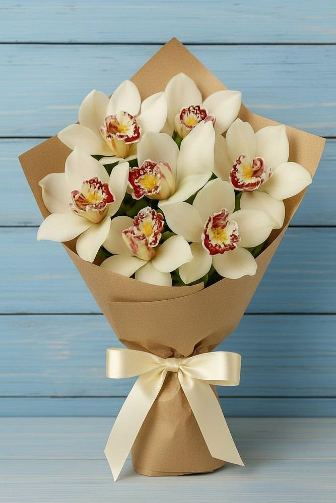 Букет цветов из: Орхидеи и Розы в Зеленоградский Пушкинского района