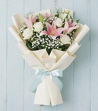 Букет цветов из:  Лилии в Зеленоградский Пушкинского района