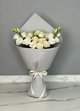 Букет цветов из:  Розы и Лизиантусы в Зеленоградский Пушкинского района